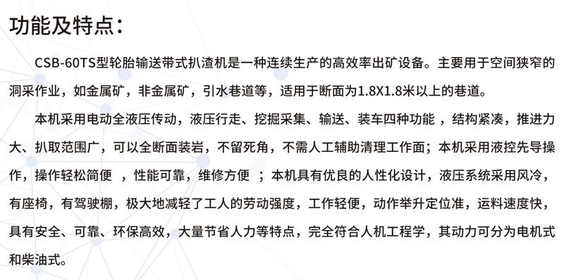 CSB-60TS輪胎輸送帶式扒渣機(jī)